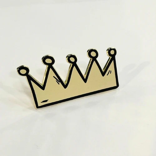 Crown Brooch Pin - Image 3